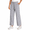 Silver, variant on Unisex Quick-Dry Straight Leg Pants, Elastic Drawstring Waist, Relaxed Fit