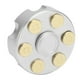thumbnail image 4 of Juguete de giroscopio con punta de dedo desmontable alivia el estrés Juguete de descompresión giratorio de metal para oficina en casa Plata, 4 of 12