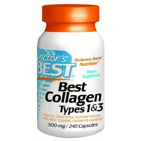 Doctor's Best - Best Collagen Types 1 & 3 500 mg. - 240 Capsules