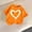 Orange, variant on Girls 2-11 Years Short Sleeve T-Shirt Cute Heart Print Casual Crew Neck Summer Top for Kids Yellow 10 Years