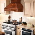thumbnail image 4 of Zline Kitchen and Bath ZLINE 36" Wooden Wall Mount Range Hood in Walnut - Includes Motor, 4 of 8