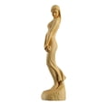 thumbnail image 1 of Estatua de niña, adorno de escritorio, pieza de arte, escultura de madera, figura de señora para escritorio, sala de estar, entrada, oficina,, 1 of 9