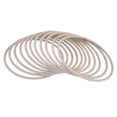 thumbnail image 6 of Efulgenz Plain Matte Finish Metal Bangles for Women White Wedding Bangles Set Plain Alloy Bangles Bollywood Bracelets Bridal Bangle Set for Women (24 Pcs) Size 2.8, 6 of 7