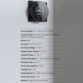 thumbnail image 3 of Intelligent WiFi Smart Thermostat and Digital Temperature Controller for Water and Gas Boiler Systems, Touchscreen Control, Backlit LCD Display, 3.42 x 3.42 x 1.69 inches / 8.7 x 8.7 x 4.3 cm, 3 of 6