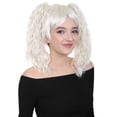 thumbnail image 5 of HPO Adults Womens Wig | White TV/Movie Party Ready Fancy Cosplay Halloween Wig | Premium Breathable Capless Cap, 5 of 9