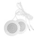 thumbnail image 3 of 2 minialtavoces portátiles con conector de 3,5 mm para reproductor de MP3, MP4 y CD, ideal para viajes y como almohada de dormir, color blanco, 3 of 8