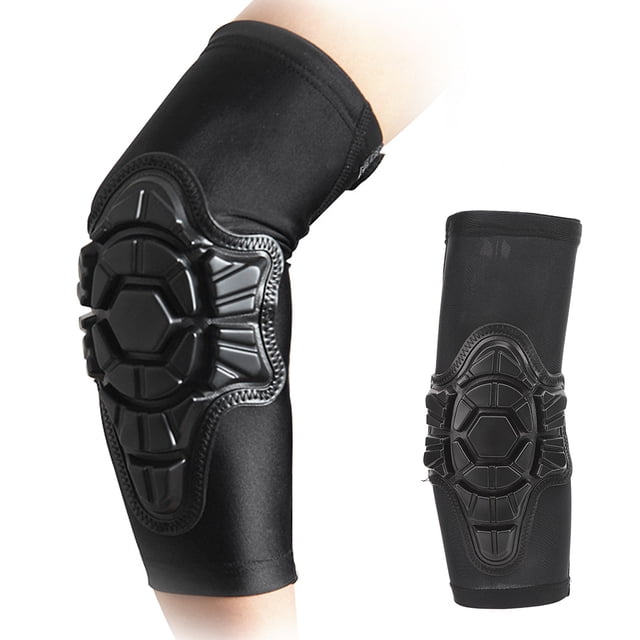 2 protectores de codo anticolisión para niños, anticaída, soporte de codo para niños, equipo de protección suave para patinaje, ciclismo, equilibrio, scooter, negro (YM)