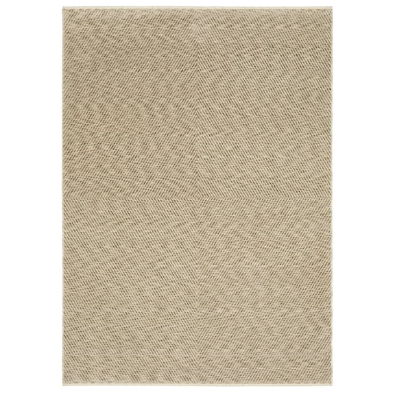 Woven Trends Bristol Area Rug - ECH10 - 10' X 13 - in Beige - Modern Industrial Style, Stain Resistant, Family and Pet Friendly, Family, Dining, Living Room Rug