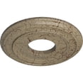 thumbnail image 3 of Ekena Millwork 12 3/8"OD x 4"ID x 1 1/8"P Classic Ceiling Medallion (Fits Canopies up to 7 1/4"), Hand-Painted Gobi Desert Crackle, 3 of 6