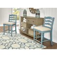 thumbnail image 4 of Tabouret de comptoir Hunter bleu antique, 4 of 6