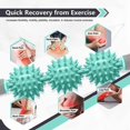 thumbnail image 2 of Salihei Rouleau de Massage Fascia Muscle, Masseur Anti-Cellulite & Point de Déclenchement, 3 Balles de Massage, Vert, 2 of 5
