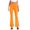 Orange, variant on gakvov Yoga Pants With Pockets For Women Flared Leggings Casual Slim High Elastic Waist Sports Work Pants