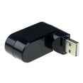 thumbnail image 2 of Mini 3 puertos USB2.0 Splitter Hub Adaptador de concentrador USB giratorio para PC de escritorio Laptop Notebook Black Hugo Adaptador de concentrador USB de 3 puertos, 2 of 10