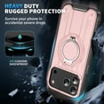 thumbnail image 6 of Designed for iPhone 17 Pro Magnetic Hard Case, Compatible with Magsafe, Rugged 360 Rotating Ring Kickstand Heavy Duty Shockproof Protection Phone Case for iPhone 17 Pro Cover, Pink, 6 of 8