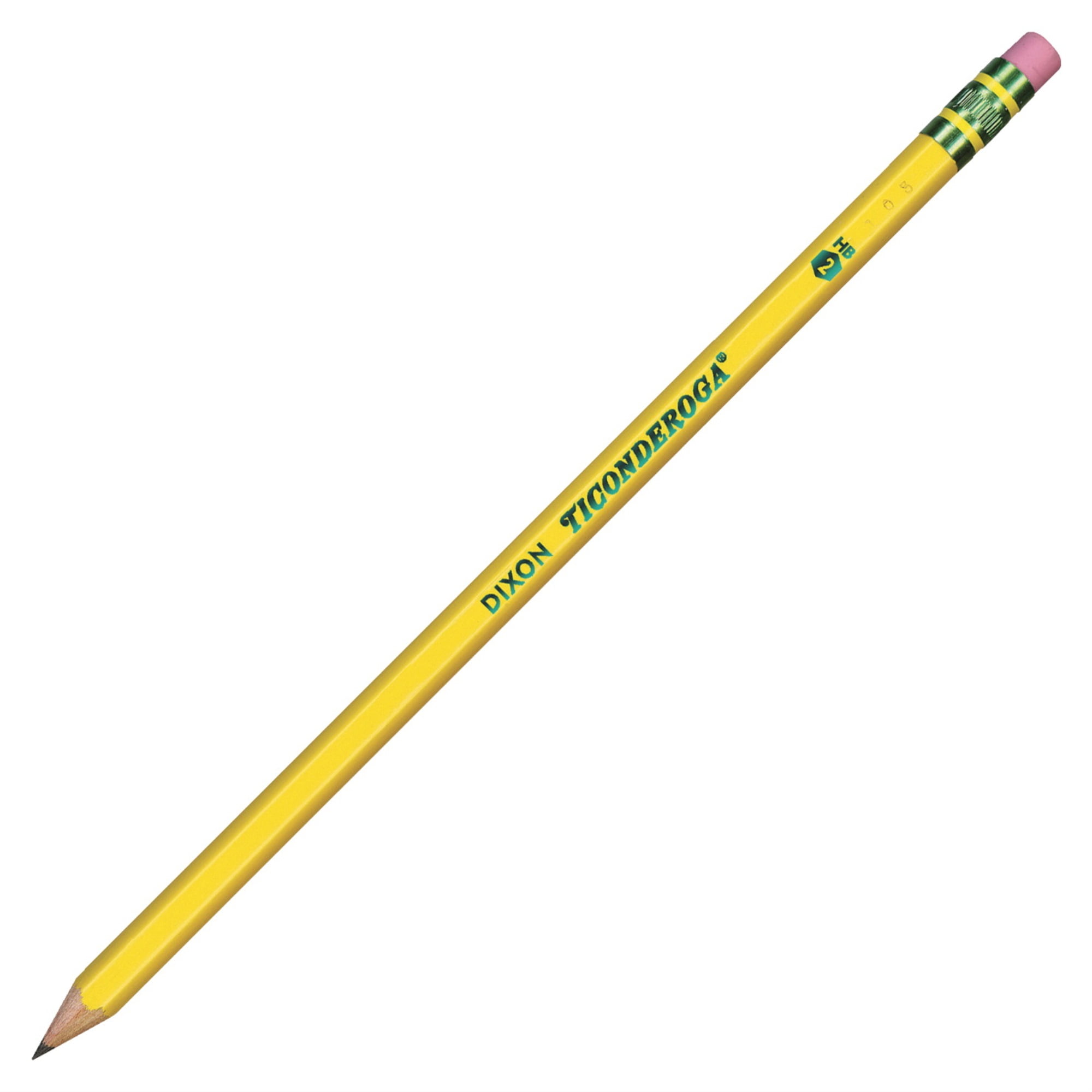 Ticonderoga Number 2 Classic Yellow Pencil Wood Cased Graphite Pencils 48 Coun for sale online 