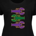 thumbnail image 4 of Inktastic Mardi Gras Celebration Funny Crawfish Women's Plus Size T-Shirt, 4 of 5