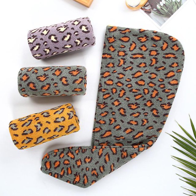 25*65cm 1 Pc toallas de secado rápido Coral polar pelo seco sombrero gorro de ducha señora turbante Toalla de baño absorbente