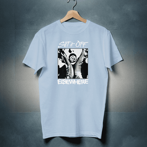 New Set It Off band else where black T-shirt Unisex All sizes 2F497