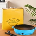 thumbnail image 2 of BNNG Electric Smokeless Indoor Grill w/Non-Stick Cooking Surface Customized BBQ, Multi-Function Grill Pan Electric Grill Pan Grill Electric Barbecue Grill, 2 of 5