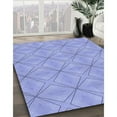 thumbnail image 3 of Ahgly Company Machine Washable Indoor Rectangle Transitional Light Slate Blue Area Rugs, 7' x 10', 3 of 7
