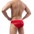 thumbnail image 5 of Ropa interior para hombres, bragas sexis de cintura media de nailon y seda helada para hombres jóvenes, 5 of 5