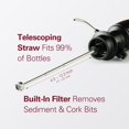 thumbnail image 3 of Wine Aerator for Instant Decanting (Upgraded) - No Waiting Time, Wine Decanter & Wine Dispenser 2 in 1, Rechargeable Electric Wine Aerator with One-Touch Pour Design, 3 of 7