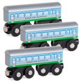thumbnail image 1 of Vagones Orbrium de madera para vagones Railway Express, 3 unidades, 1 of 2
