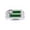 GREEN QUARTZ, variant on Men's Rings Sterling Silver USA Flag Designer Ring With Diamonds and Tiger Eye Rings For Men Size 12