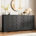 thumbnail image 5 of 12 Drawers Wood Dressers, 63" Long TV Stand Dresser for 65 Inch TV, 5 of 8