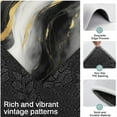 thumbnail image 3 of Black White Gray Gold Marble Pattern Kitchen Rugs Sets Of 3,Kitchen Runner Rugs Non Skid Washable,Decorative Kitchen Floor Mats for Kitchen,Sink,Laundry,17"x30"+ 17"x47" + 17"x59", 3 of 6