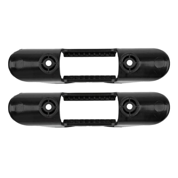 LOVIVER 2 Pieces Black Plastic Marine Kayak Paddle Clip Holder Paddle