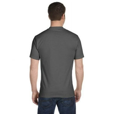 Hanes Men's Comfortsoft 6 Pack Crew Neck Tee - Smoke Grey - M
