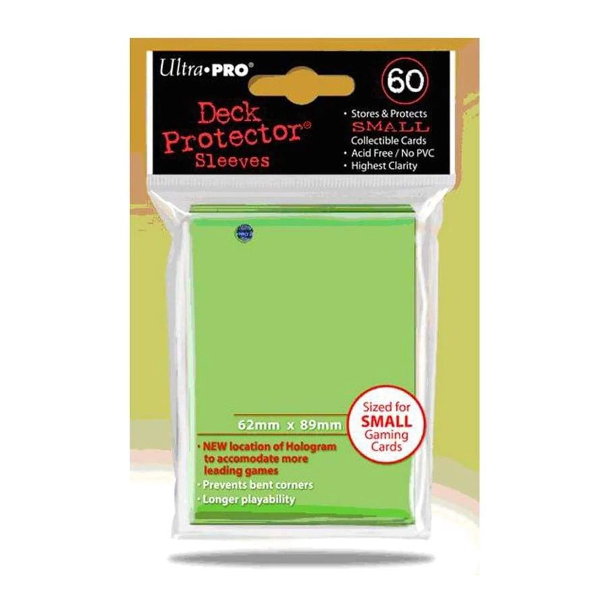 green yugioh card sleeves Ultra-Pro Sleeves: New Standard Deck Protectors (100) Enough for a full deck Sages Secret Green Rain Small/Standard