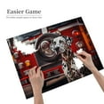 thumbnail image 2 of 500-Piece Wooden Jigsaw Puzzle for Adults - Dalmatian Firetruck Red Truck , Fun & Relaxing Family Game, No-Dust Interlocking Pieces, Perfect Wall Decor & Holiday Gift, 2 of 7