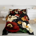 thumbnail image 2 of Homewish Vintage Flowers 3-Piece Full Size Comforter Sets For Boys Girls,Colorful Floral Blossoms Bedding Comforter Set,Spring Garden Lightweight Bedding Sets,Luxury Bedroom Decor,Reversible, 2 of 8