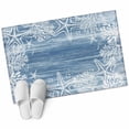 thumbnail image 2 of Sea Stars Washable Small Entryway Area Rugs 2'x3', Summer Beach Sea Star Coral Light Blue Texture Low Pile Throw Rug Non-Slip Sturdy Edge Binding Carpet for Front Door Floor Room Entry, 2 of 9