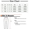 thumbnail image 3 of LMOIPLI Women's Lightweight Long Pants Vintage Denim Pants Slim Elastic High Waist Plain Color Fashion Summer Clothes Sports Jogger Denim Pants Orange M, 3 of 7