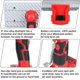 thumbnail image 3 of Para Luz de Lugar de Trabajo con Batería de Iones de Litio Milwaukee de 18 V - Luz de Trabajo LED Inalámbrica de 40 W y 4200 Lm con Puerto USB (Batería No Incluida), 3 of 7