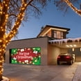 thumbnail image 4 of PRETXORVE Christmas Decorations, Christmas Decor, Garage Garage Festive Scene Door Party Background, 4 of 6