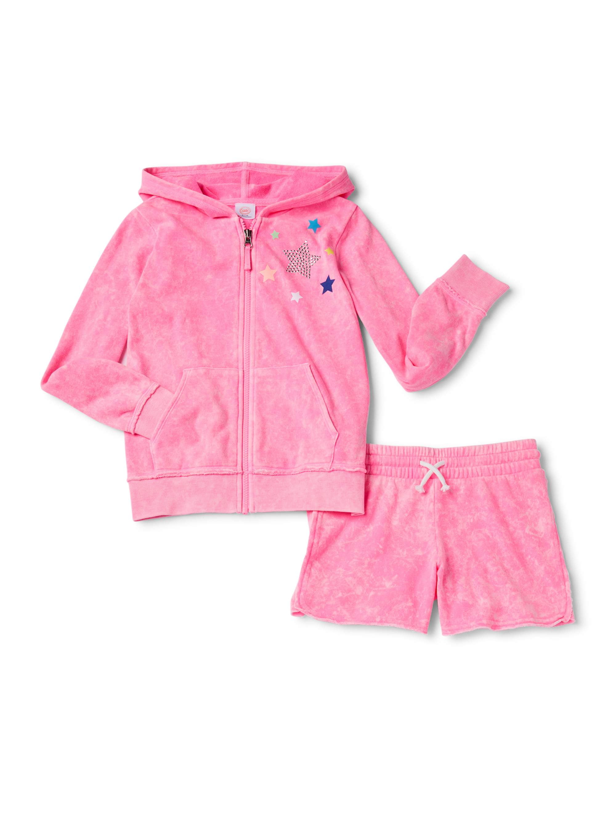 matching shorts and hoodie