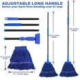 thumbnail image 3 of NEWE Commercial Mop for Floor Cleaning, Heavy Duty Industrial Mops with 55 inches Long Handle (Blue), 3 of 8