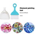 thumbnail image 3 of (Azul) Bandeja Almacenamiento Pinceles Herramienta Limpieza Diamantes Rotos, 3 of 9