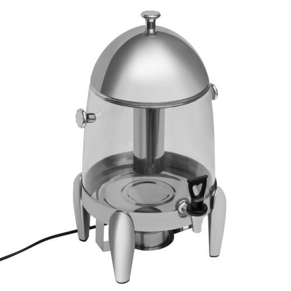 Hot Beverage Dispenser, 12L Capacity with 400W Electric/Alcohol Heating, 95-185°F for Restaurants/Coffee Shops