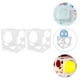 thumbnail image 4 of KAKOWELY Caja medidora de globos, 2 unidades, práctica caja medidora de globos, medidor de globos portátil, cubo medidor de globos, 4 of 4