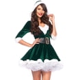 thumbnail image 2 of Disfraz de Navidad para mujer adulta, estilo europeo y americano, disfraz de actuación navideña, 2 of 3