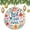 pattern-2742, variant on Christmas Tree Ornament I Love Mom Grandma Xmas Tree Ornaments Christmas Tree Gifts Gift Ideas for Home Decor Best Mom Ever Mum Wildflowers Ceramic Ornament