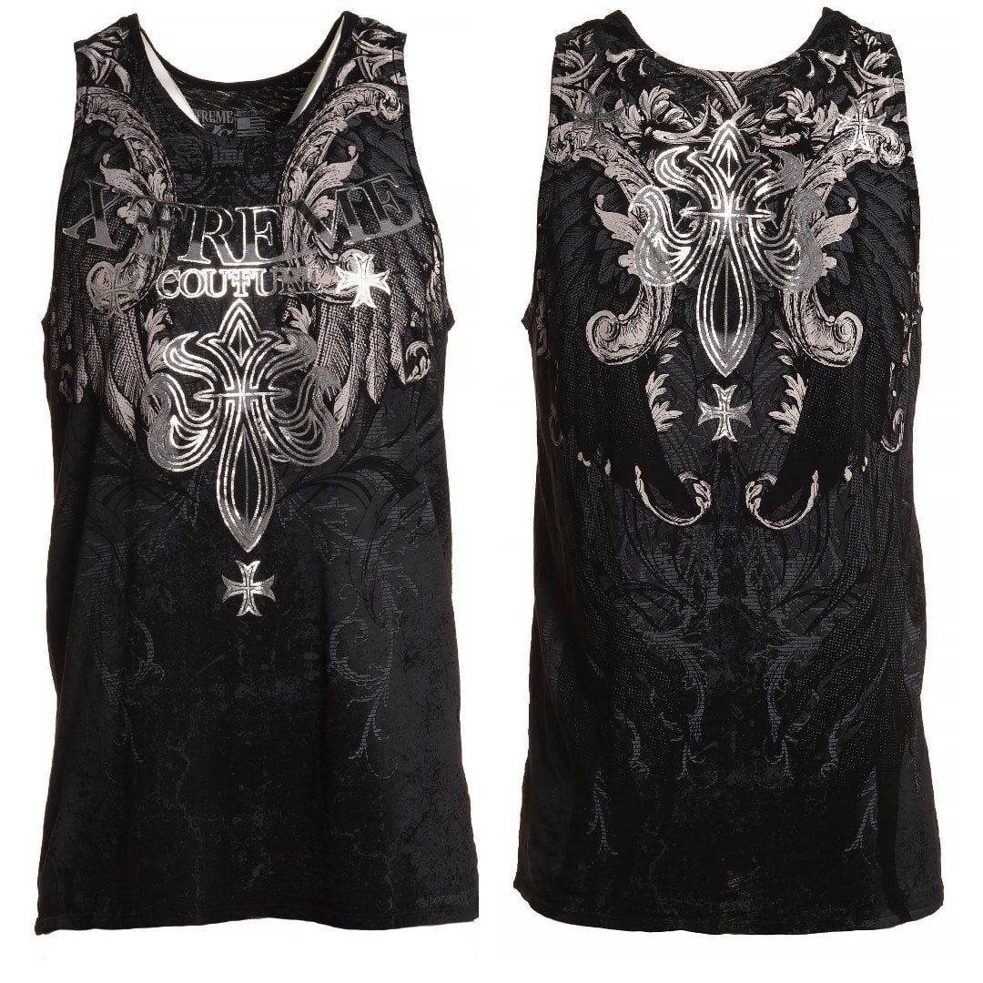 Xtreme Couture by Affliction Men's Tank Typhoon Biker MMA