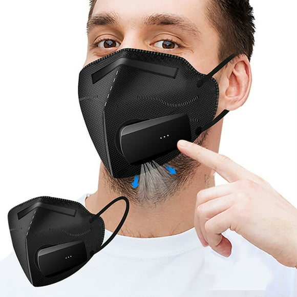 Cheers 1 Set Air Face Cover Fashionable Anti-Odor Replaceable Filter Element Head-mounted Portable Mini Air Purifier Cover for Face Cover