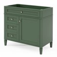 thumbnail image 3 of Zateety 36'' Bathroom Vanity without Top Sink, Modern Bathroom Storage Cabinet with 2 Drawers and a Tip-out Drawer, Solid Wood Frame (NOT INCLUDE BASIN SINK), 3 of 7