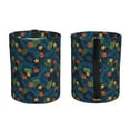 thumbnail image 2 of Wukai Hawaiian Style Print Car Trash Can - Easy to Clean Hanging Garbage Bin - Removable Liner - Leak-Car Garbage Can - Waterproof Trash Can for Car and SUV, 2 of 7